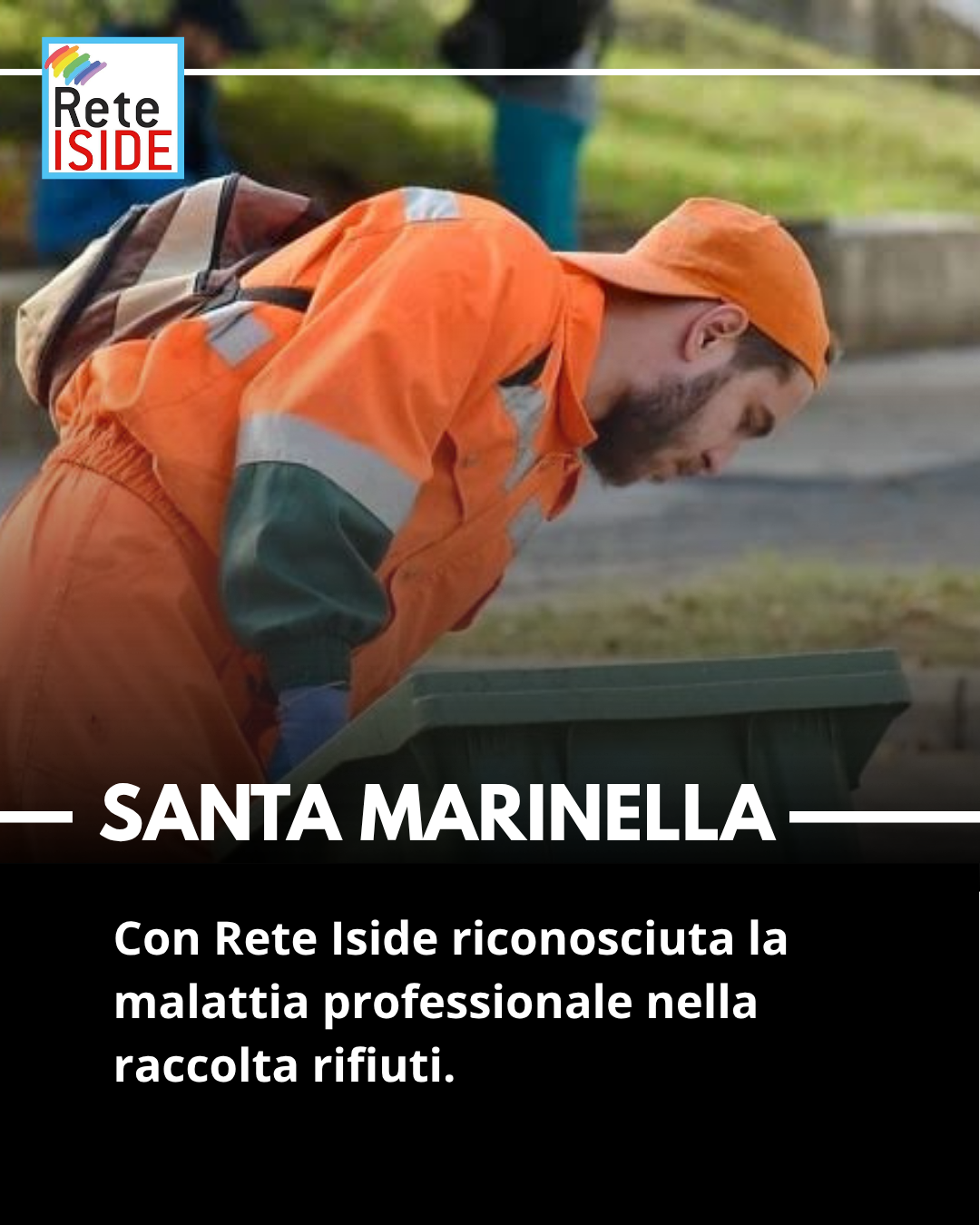 Santa Marinella, con Rete Iside riconosciuta malattia professionale nella raccolta rifiuti