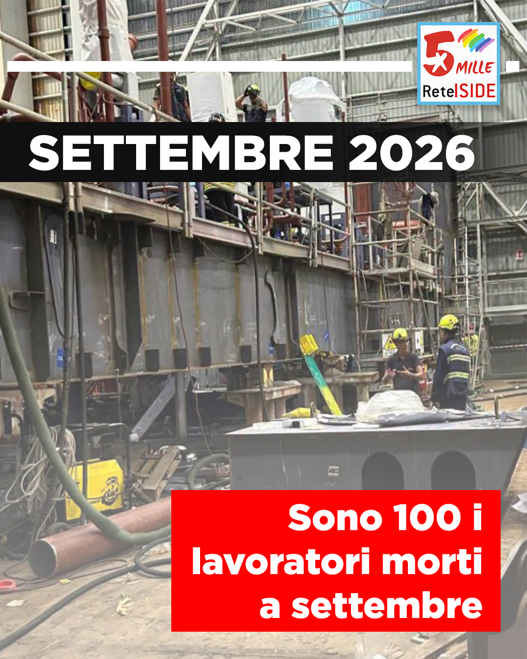 Morti sul lavoro, i numeri di settembre 2026